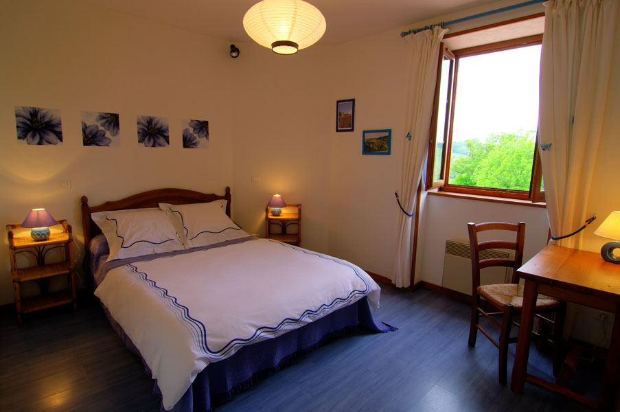 chambre bleue
