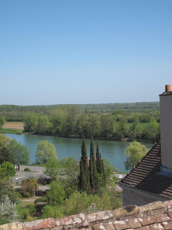 Vue depuis la chambre "La Sa&ocirc;ne"